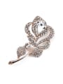 thumb 2018 Women Flower Crystals Brooch 4