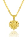 thumb Women Creative Heart Shaped 24K Gold Plated Necklace 0