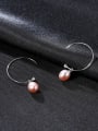 thumb Sterling silver freshwater pearls minimalist earrings 0