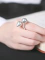 thumb Geometrical Handmade Silver Opening Ring 1