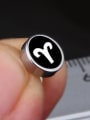 thumb Stainless Steel With Fashion Round  signs of the zodiac Stud Earrings 1