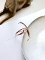 thumb 925 Sterling Silver With Rose Gold Plated Personality Irregular Cubic Zirconia Rings 0