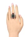 thumb Retro style Elegant Resin Crystals Alloy Ring 1