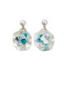 thumb Alloy With Shell Simplistic Colorful Sequins  Geometric Drop Earrings 0