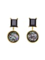 thumb Fashion Colorful Artificial Gemstones Geometric Detachable drop earring 0