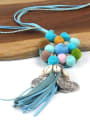 thumb Western Style Colorful Women Sweater Necklace 3
