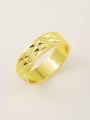 thumb Men Exquisite 24K Gold Plated Geometric Shaped Copper Ring 0