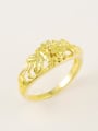 thumb Fashion Hollow Flower Shaped Gold Plated Ring 0