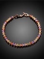 thumb High-quality Colorful Rose Gold Plated Zircon Bracelet 2