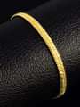 thumb Exquisite Gold Plated Geometric Shaped Copper Bracelet 2