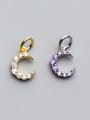 thumb 925 Sterling Silver With 18k Gold Plated Classic Moon Charms 0