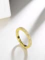 thumb Exquisite Gold Plated 925 Silver Zircon Ring 2