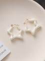 thumb Alloy With Gold Plated Simplistic Star Clip On Earrings 1