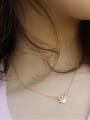 thumb Korean Style Leaf Pendant Clavicle Necklace 1