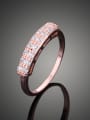 thumb Simple Copper Cubic Zirconais Women Ring 0