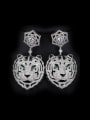 thumb Exquisite Tiger Head Shaped drop earring 0