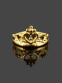 thumb Creative Crown Shaped 24K Gold Plated Women Ring 1