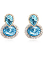 thumb Fashion Shiny austrian Crystals-accented Alloy Stud Earrings 3