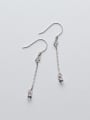 thumb 925 Sterling Silver With Silver Plated Box chain Earrings 1