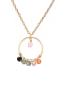 thumb High-grade Round Shaped Natural Stones Necklace 0
