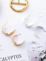 thumb Alloy With Gold Plated Trendy Geometric Stud Earrings 1