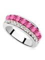 thumb Fashion Square austrian Crystals Alloy Ring 2