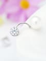 thumb AAA zircon minimalist Shell Pearl Earrings 2