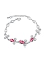 thumb Fashion austrian Crystals Flowers Alloy Bracelet 0