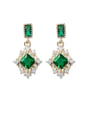 thumb Alloy With Gold Plated Delicate Geometric Drop Earrings 0
