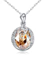 thumb Fashion austrian Crystals-accented Pendant Alloy Necklace 3