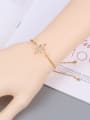 thumb Copper With Cubic Zirconia Simplistic  Eight-Pointed Star Adjustable  Bracelets 1