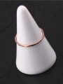 thumb Rose Gold Geometry Section Ring 1
