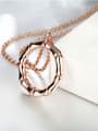 thumb Rose Gold Simply Style Necklace 2