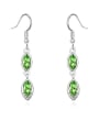 thumb Simple Marquise austrian Crystals Drop Earrings 3