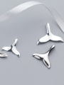 thumb 925 Sterling Silver With Silver Plated Cute Fish tail Charms 2