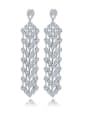 thumb AAA zircon bling-bling bride Earrings 1