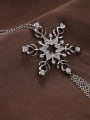 thumb Snowflakes Shaped Sweater Necklace 3