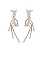 thumb Alloy With Imitation Gold Plated Delicate Irregular Drop Earrings 4