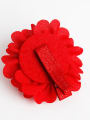 thumb Red Flower Hair clip 2