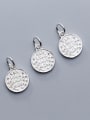 thumb Thai Silver With Silver Plated Personality Round Charms 1