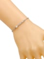 thumb Copper With  Cubic Zirconia Simplistic Geometric adjustable  Bracelets 1