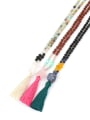 thumb Retro Style Tassel Long Sweater Necklace 4