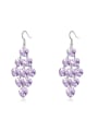 thumb Exaggerated Cubic austrian Crystals Drop Earrings 1