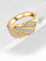 thumb All-match 18K Gold Plated Austria Crystal Ring 1