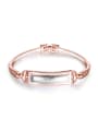 thumb Exquisite Adjustable Length Square Shaped Bracelet 0