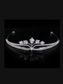 thumb Simple Style Noble Zircons Wedding Hair Accessories 0