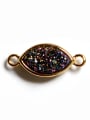thumb Marquise Natural Crystal Gold Plated Pendant 2