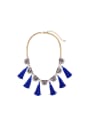thumb Alloy Individual Tassel Sweater Necklace 0
