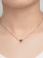 thumb Triangle Shaped Rose Gold Plated Women Necklace 1