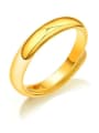 thumb Copper With 18k Gold Plated Fashion Round free size Rings 0